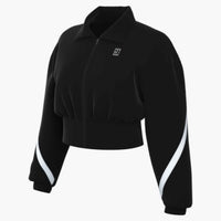 Load image into Gallery viewer, W NKCT DF ADVTG JKT FZ (BLACK/WHITE)
