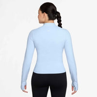 Load image into Gallery viewer, W NK DF ZENVY FZ LS TOP (HYDROGEN BLUE/COOL GREY)

