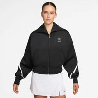 Load image into Gallery viewer, W NKCT DF ADVTG JKT FZ (BLACK/WHITE)
