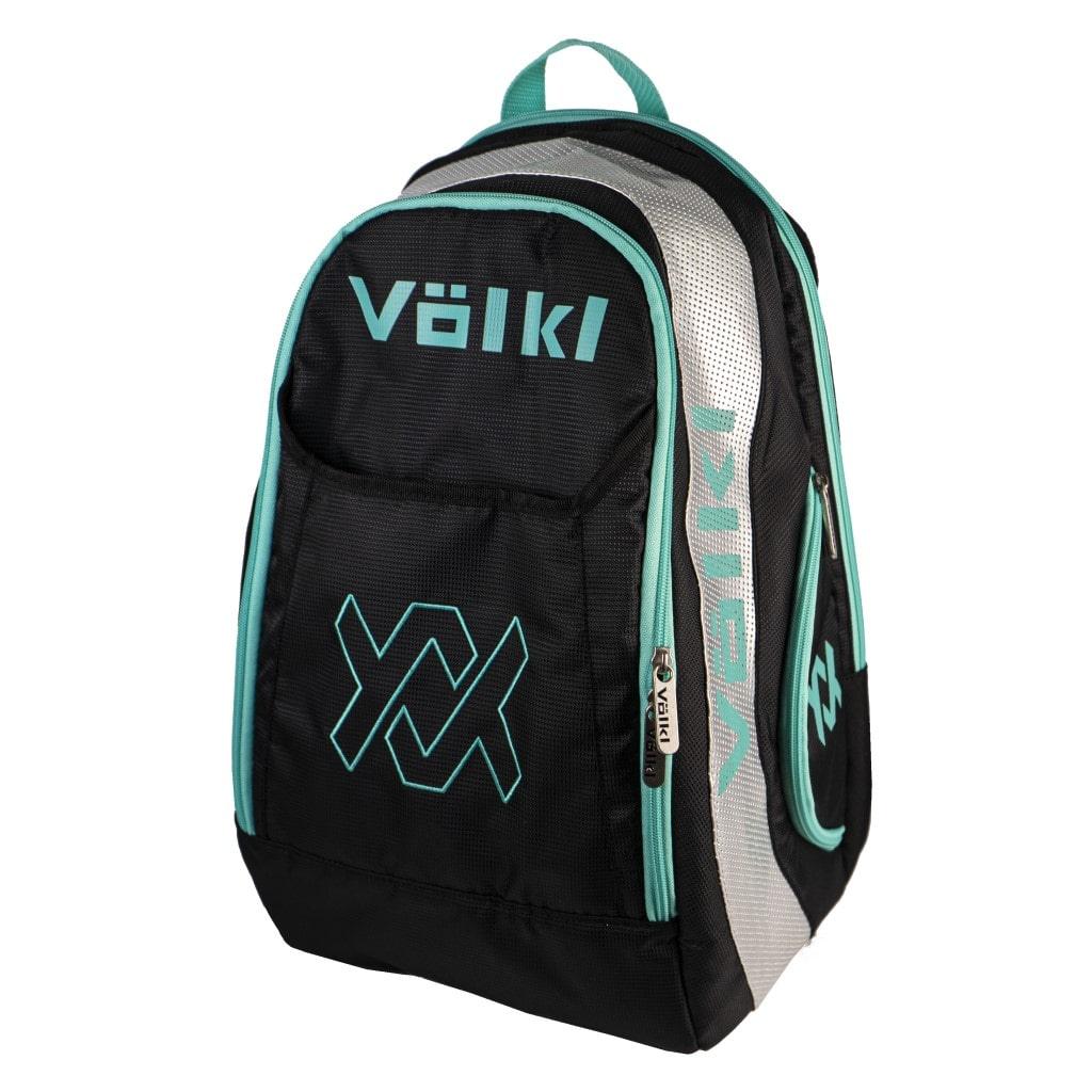 VOLKL TOUR BACKPACK BLACK/TURQUOISE/SILVER - Marcotte Sports Inc