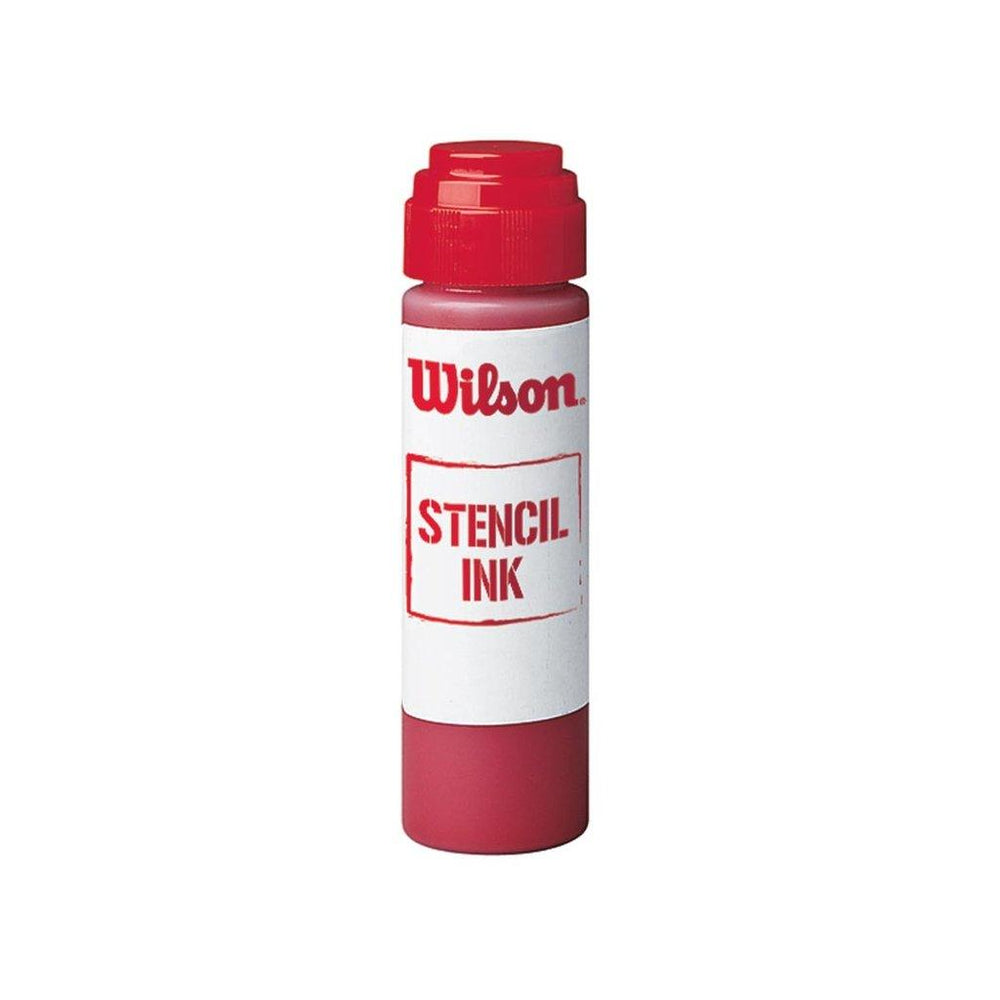 WILSON INK BOTTLE RED FOR STENCIL - Marcotte Sports Inc