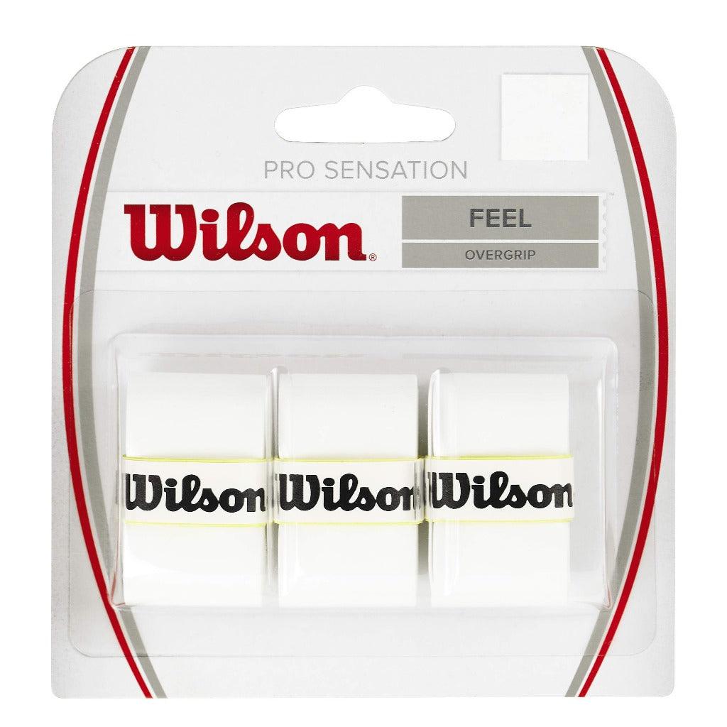 WILSON OVERGRIP SENSATION WHITE (3) - Marcotte Sports Inc