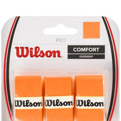 WILSON PRO OVERGRIP (3) ORANGE FLUO - Marcotte Sports Inc