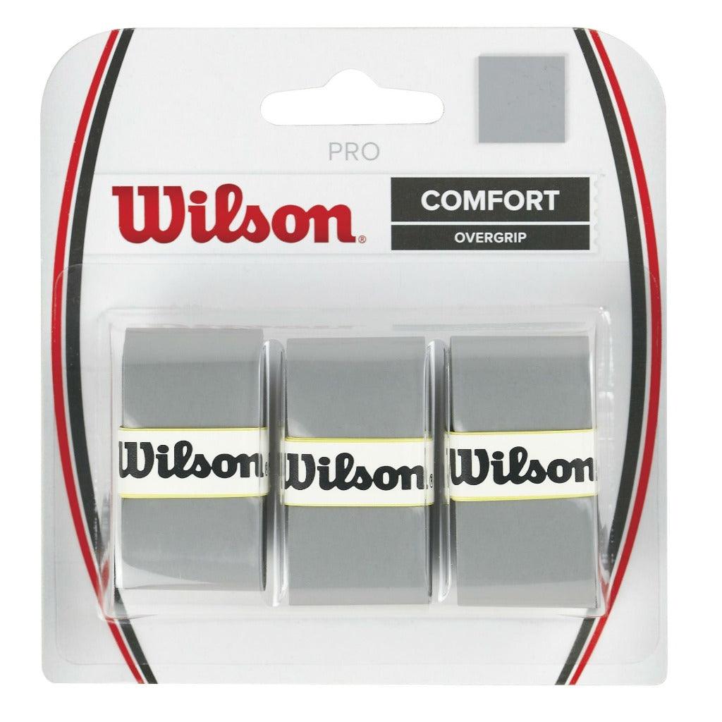 WILSON PRO OVERGRIP (3) SILVER - Marcotte Sports Inc