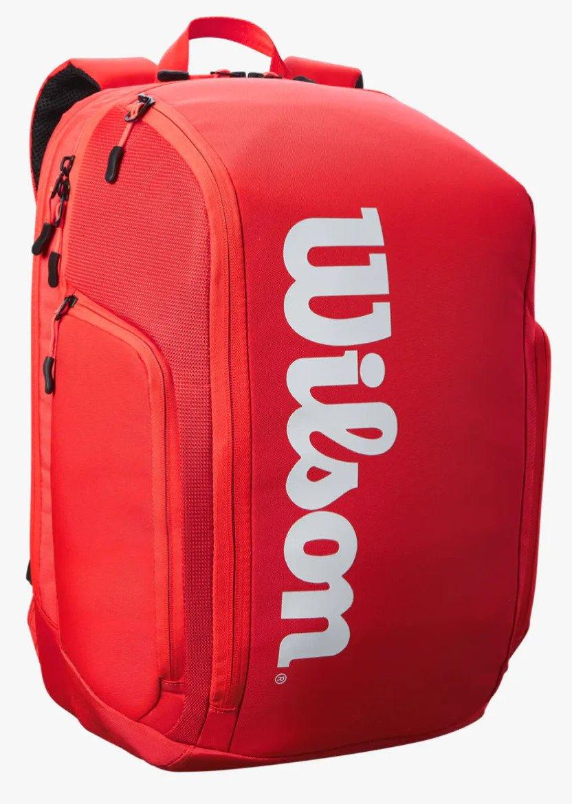 WILSON SUPER TOUR BACKPACK RED - Marcotte Sports Inc