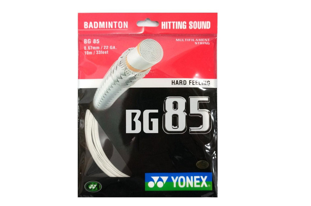 YONEX BG85 WHITE 22g - Marcotte Sports Inc